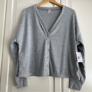 George Ribbed Cardigan